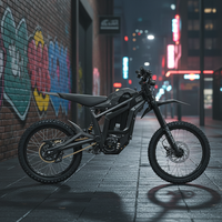 Talaria MX5 Pro 13.4KW Noir Vitesse maximale 95 km/h Moto électrique tout-terrain Dirt E-Bike 72V 40AH Talaria Mx5 Pro
