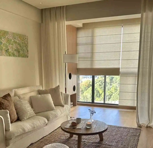 Tende a Rullo Romane Top Down Bottom Up Semi-Oscuranti in Lino Certificate ISO per Casa e Ufficio - Product Image 4