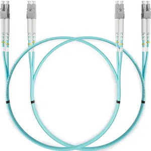 Multi mode 50/125 OM3 LC zu LC UPC Duplex OFNR PVC OFNG 2,0mm MMF Glasfaser-Patchkabel - Product Image 2