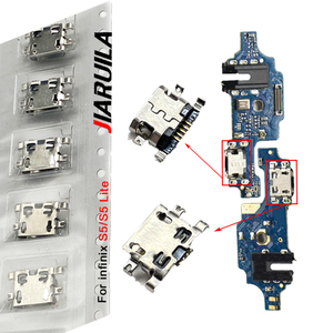 Conector <span class=keywords><strong>de</strong></span> <span class=keywords><strong>Puerto</strong></span> <span class=keywords><strong>de</strong></span> Carga al por Mayor para Infinix S5/S5 Lite S5 PRO Note 7 NOTE 7 Lite Hot 7 Pines <span class=keywords><strong>de</strong></span> Carga Repuestos para Teléfonos Móviles - Product Image 5