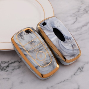 Funda de Jade para llave de coche, accesorios de TPU para <span class=keywords><strong>Ford</strong></span> Fusion Mustang Explorer F150 Edge Mondeo Mk5 <span class=keywords><strong>Focus</strong></span> <span class=keywords><strong>Mk4</strong></span> - Product Image 2