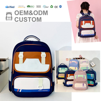 Sac à dos Oxford personnalisé pour enfants, vente en gros, sac d'école léger pour enfants, sac à dos pour étudiants
