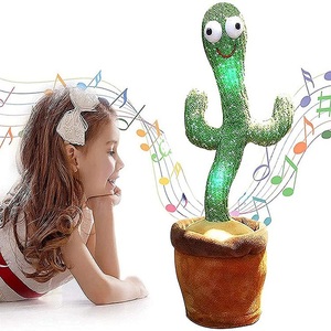 Funny Dancing Cactus Plant Talking Cactus Plush Toy decompression Cactus Talking