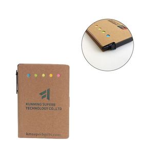 Wholesale Durable <b>Colorful</b> Adhesive Craft Paper Mini Size Notepad With <b>Pen</b> for Student - Product Image 6
