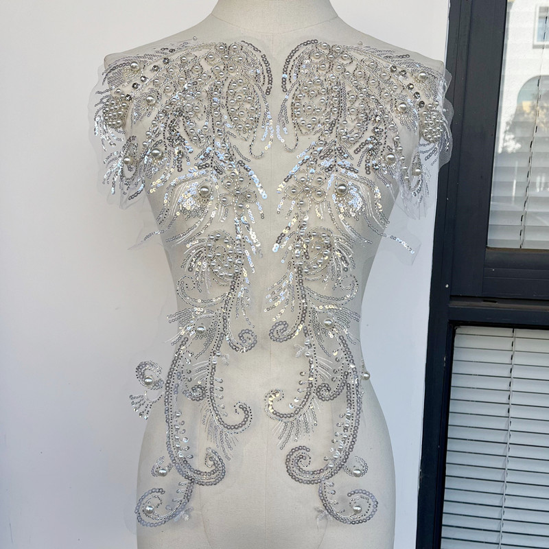 Silver Feather Phoenix Flower 3D Mesh Sequin PVC Sew-On Fabric Patches  Appliqued Clothing Accessories| Alibaba.com