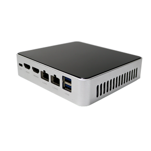 OEM Vỏ hợp kim nhôm <span class=keywords><strong>Intel</strong></span> N100 Quad Core 3.40GHz Dual Lan HD USB3.0 Tai nghe Type-C máy tính mini - Product Image 1