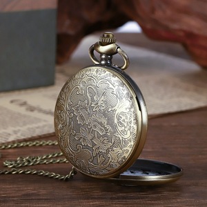 Orologio al quarzo digitale in lega antica 45mm con cinturino in metallo grande orologio da appendere con tasca personalità alla moda - Product Image 2