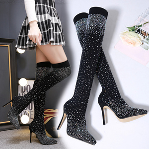 Nouvelles Bottes à Talons Hauts pour Femmes 2025 – Chaussures de Soirée Brillantes Grandes Tailles 35-42 - Product Image 5