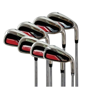 Juego <span class=keywords><strong>de</strong></span> hierros <span class=keywords><strong>de</strong></span> <span class=keywords><strong>golf</strong></span> con logotipo personalizado <span class=keywords><strong>de</strong></span> alta calidad, <span class=keywords><strong>palos</strong></span> para diestros para hombres, precio <span class=keywords><strong>de</strong></span> fábrica, empuñadura <span class=keywords><strong>de</strong></span> goma <span class=keywords><strong>de</strong></span> acero inoxidable fundido - Product Image 1