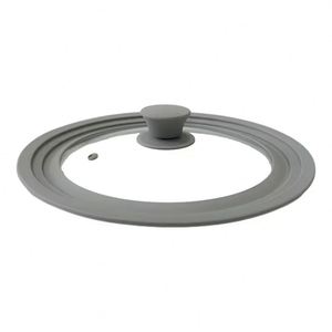 New Product Competitive Price Silicone Tempered Glass Heat Resistant Cooking <b>Pan</b> Cover <b>Pan</b> Glass <b>Lid</b> Pot Cover - Product Image 1