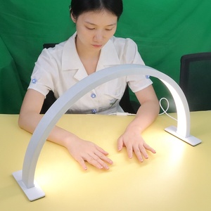 Iksbeauty Logo Personnalisé Demi-Lune Led Lampe À Ongles <span class=keywords><strong>Diamant</strong></span> Bling Led Lampe De Table À Ongles Pour Salons De Manucure Outils De Manucure - Product Image 3