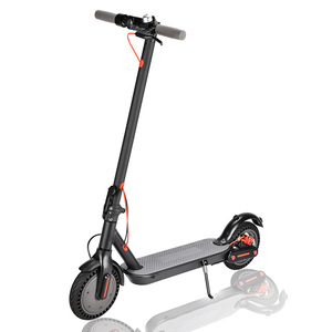 Trottinette électrique <span class=keywords><strong>à</strong></span> roue plane pliable, mini trottinette adulte de 8,5 pouces avec suspension arrière amortissante, moteur 350W, vitesse 30KM/H - Product Image 5