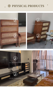 Cómoda de Madera Maciza Moderna de Lujo al por Mayor, Hecha a Mano, Estilo Antiguo, con 4 Cajones, Mueble de Almacenamiento para el Hogar, Dormitorio, Sala de Estar - Product Image 6