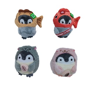 Vente en gros Pendentif en peluche Kawai <span class=keywords><strong>Pingouin</strong></span> Vivaneau Hamster Porte-clés en peluche - Product Image 3