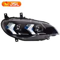 Feux de voiture pour BMW E71, lentille de projecteur de phare, 2007-2014, X6 E72, phare de signalisation, phares LED, DRL, accessoires automobiles