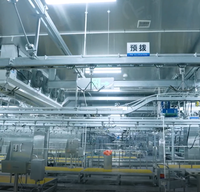 Ligne complète d'abattage de moutons, équipement d'abattage halal pour moutons, machine d'abattage de chèvres