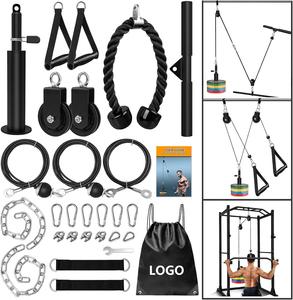 Système de <span class=keywords><strong>poulie</strong></span> de câble de gymnastique pour LAT Pull Down, Biceps & Triceps Workouts-Machine à <span class=keywords><strong>poulie</strong></span> de poids pour les gymnases domestiques et commerciaux - Product Image 1