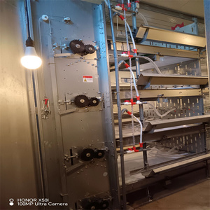 3 Tier H Type Fully Automatic Iron Chicken Broiler Cage System New Condition Poultry <strong>Farming</strong> <strong>Quail</strong> Bird Animal Cages QM YC-65 - Product Image 4