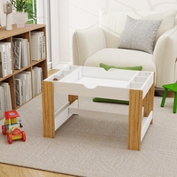 Table polyvalente pour tout-petits Assemblage de blocs de construction pour enfants Table de jeu et de dessin pour enfants