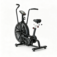Vélo d'exercice commercial fonctionnel à résistance à air haute intensité, entraînement croisé de haute qualité pour salle de sport