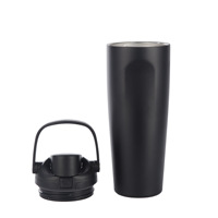Gobelet à fruits portable de 30 oz soigneusement sélectionné, en acier inoxydable 304, isotherme, design moderne et minimaliste, isolation thermique de 6 à 12 heures