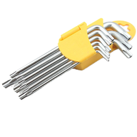 Kunci pas 45 # baja Torx l-type T10 T15 T20 T25 T27 T30 T40 T45 T50 kualitas tinggi