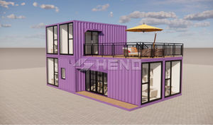 Plan de maison à 3 chambres économique, cadre de conteneur portable, petites maisons mobiles, maison modulaire - Product Image 2