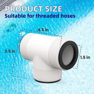 Intex Coleman <b>Pool</b> T-Connector 1.5-Inch Hose Adapter <b>For</b> Swimming And Water Sports <b>Inflatable</b> <b>Pool</b> Accessory - Product Image 4