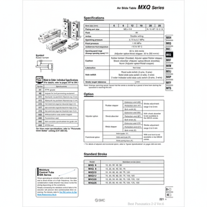 SMC Pneumatics Air Slide Table-Tabla de deslizamiento de aire, 2, 2 - Product Image 1