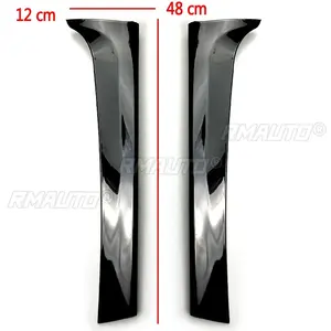 Alerón Lateral Trasero Negro Brillante para Ventana, Divisor de Alerón Lateral para VW Tiguan MK2 2017 2018 2019 2020+/ MK1 2007-2016, Negro Brillante, 2 Piezas - Product Image 2