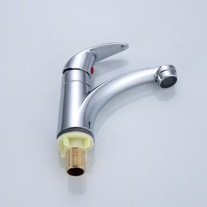 <span class=keywords><strong>Bassin</strong></span> moderne à trou unique de haute qualité à poignée unique en céramique compteur d'<span class=keywords><strong>eau</strong></span> froide salle de bain sans contact Zinc Chrome <span class=keywords><strong>bassin</strong></span> à trou unique - Product Image 4