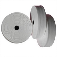 Ruban isolant électrique thermorétractable en fibre de polyester haute température tressé en nylon, ruban de fixation thermorétractable en polyester pour moteur