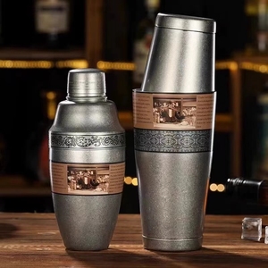 Hot bán thép không gỉ <span class=keywords><strong>Boston</strong></span> <span class=keywords><strong>Shaker</strong></span> Chaplin mẫu thiết kế thanh công cụ thiết lập cho bartender sử dụng - Product Image 5