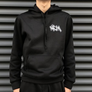 גברים מזדמנים 220g מכנסי קפוצ 'ון סט בד צמר טהור עם עיצוב העברת לוגו מותאם אישית הדפסה צבעונית - Product Image 5