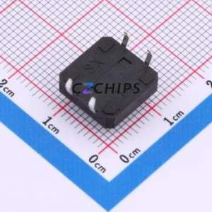 TS015-CBW1EH6.0 Tactile Switch Through hole-4P,12x12mm Switch Single Pole Single Throw Round Button 1.8N Through Hole - Product Image 2