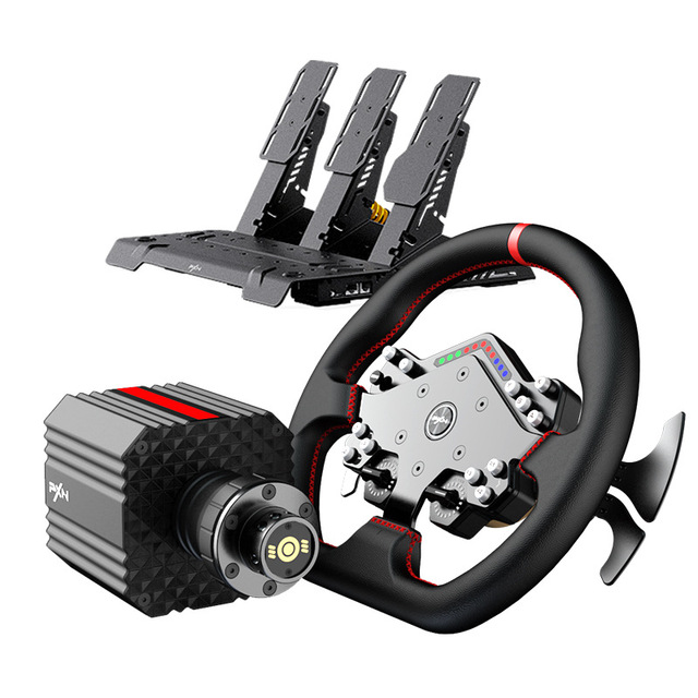 PXN-VD6 Racing Steering Wheel 6Nm Steering Force Feedback Simulator for Games PXN VD Series Direct Drive Servomotor for PC