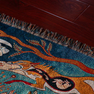 بيع بالجملة تصميم مخصص جاكار قطن بوليستر نسيج بطانية منسوجة بسعر أقل - Product Image 5