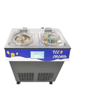 Máquina de Helado Italiano Comercial de Doble Cilindro para Mesa, 48L/H - Product Image 1