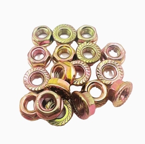 Thép carbon màu kẽm Metric hình lục giác <span class=keywords><strong>Nut</strong></span> Titan nhôm đinh tán hạt ISO 4161 DIN 6923 chứng nhận thép không gỉ có khía hạt - Product Image 5