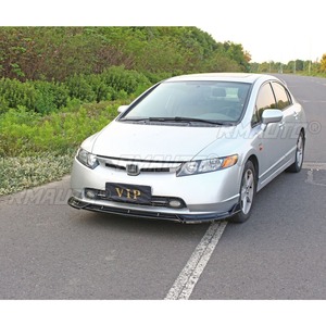 Pour Honda Civic 8ème génération 2006-2011 : Lame de pare-chocs avant aspect carbone – Accessoires de protection pour voiture - Product Image 5