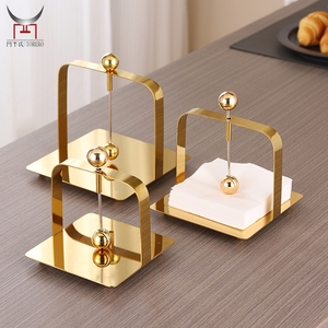 Tempat Tisu Mewah Desain Bola Berbobot Persegi, Dispenser Tisu Meja untuk Pernikahan, Pesta, Hotel, Restoran, Dekorasi Rumah - Product Image 4