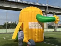 1.3FT publicité commerciale personnalisée promotion d'événement tente extérieure support gonflable stand de boisson au citron support de limonade de concession