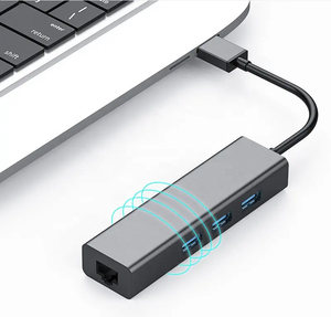 <span class=keywords><strong>USB</strong></span> C Loại C để Gigabit 1000/100/10 Mbps <span class=keywords><strong>Ethernet</strong></span> Adapter với 3 <span class=keywords><strong>USB</strong></span> <span class=keywords><strong>3.0</strong></span> HUB cho MacBook Pro, Chromebook Pixel, HuaWei MateBook - Product Image 2
