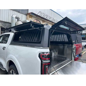 Capot de benne étanche en acier au manganèse avec étagère de rangement et toit rigide verrouillable pour <span class=keywords><strong>Ford</strong></span> Ranger T8 T9 - Product Image 1
