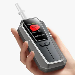 2024 France Newest breathalyzer Factory Professional Digital Display Rechargeable alcotester alcohol breath tester