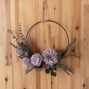 Mur de fleurs artificielles Aurora, décoration murale violette, décoration de mariage, décoration de la maison CF01026 - Product Image 2