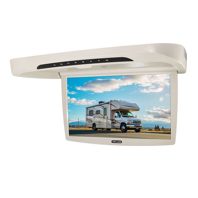 19 Inch 1920*1080 IPS Screen Bus Flip Down Monitor Wide Voltage Car Roof Monitor Car Tv Monitors Alphard
