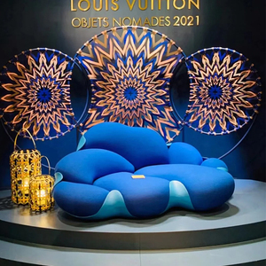 Lit extensible au design unique en forme de nuage et de bonbon pour appartement, salon, villa - Product Image 4