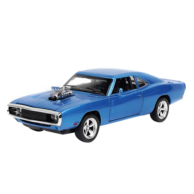 Dodge Challenger 1970 1:32 Scale Diecast Model Cars Pull Back Cars Sound Light Collection Birthday Gift 4 Colors