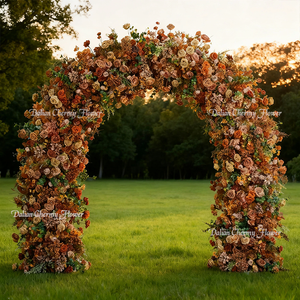 <span class=keywords><strong>Arche</strong></span> florale en soie pour mariage, décoration d'événements de mariage, OEM Dalian Chermy Flower - Product Image 4